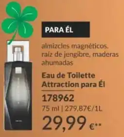 AVON Attraction para Él oferta