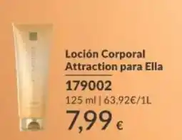 AVON Attraction loción corporal para ella oferta