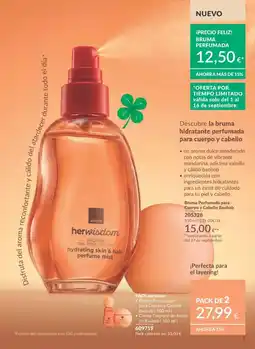 AVON Avon herwisdom Baobab the tree of life hydrating skin & hair perfume mist oferta