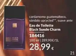 AVON Black Suede Charm oferta