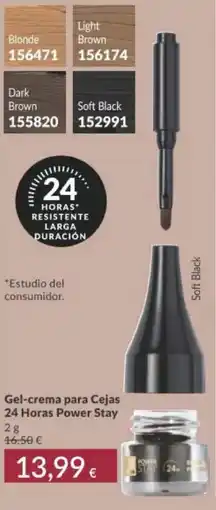 AVON Gel-crema para Cejas 24 Horas Power Stay oferta