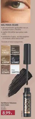 AVON Avon gel efecto volume para cejas oferta