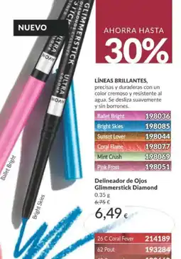AVON Avon Delineador de Ojos Glimmerstick Diamond oferta
