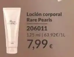 AVON Rare Pearls loción corporal oferta