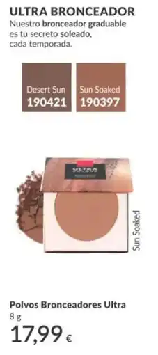 AVON Ultra Bronceador oferta