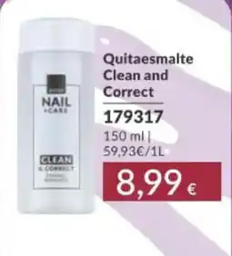 AVON Quitaesmalte Clean and Correct oferta