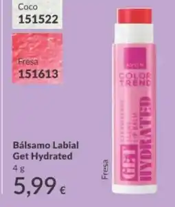 AVON Bálsamo labial get hydrated oferta