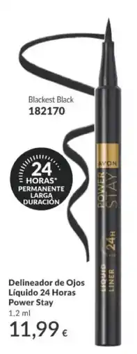 AVON Avon delineador de ojos liquido 24 horas power stay oferta
