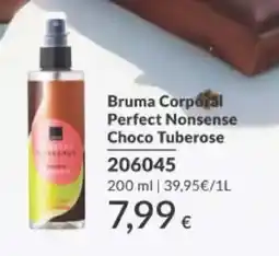 AVON Perfect Nonsense Choco Tuberose Bruma Corporal oferta