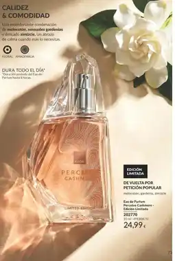 AVON Eau de Parfum Perceive Cashmere - Edición Limitada oferta