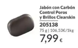 AVON Jabón con Carbón Control Poros y Brillos Clearskin oferta