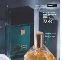 AVON Black Suede Secret Eau de Toilette oferta