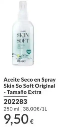 AVON Skin So Soft Aceite Seco en Spray Original oferta