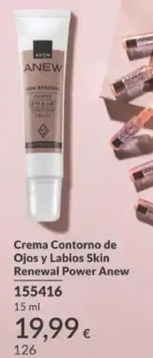 AVON Avon Anew Skin Renewal Power Eye & Lip Contour Cream oferta