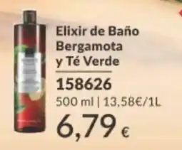 AVON Elixir de Baño Bergamota y Té Verde oferta
