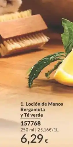 AVON Loción de Manos Bergamota y Té verde oferta