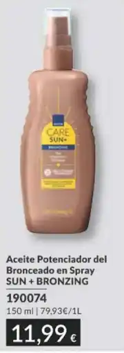 AVON Autan Aceite Potenciador del Bronceado en Spray SUN + BRONZING oferta