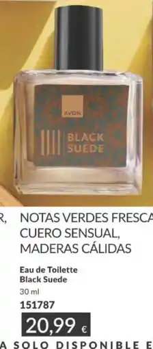 AVON Notas verdes frescascuero sensual, maderas cálidas oferta