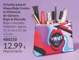 AVON Maquillaje Contra la Violencia de Género. Rojo & Morado oferta