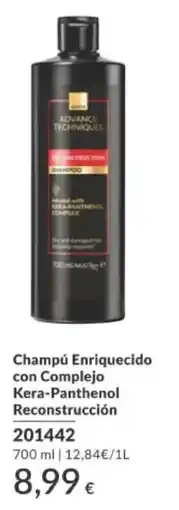 AVON Advance Techniques Champú Enriquecido con Complejo Kera-Panthenol Reconstrucción oferta
