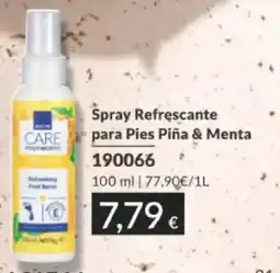 AVON Avon Care Spray Refrescante para Pies Piña & Menta oferta