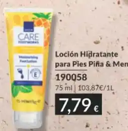 AVON Avon Care Footworks Loción Hidratante para Pies Piña & Ment oferta