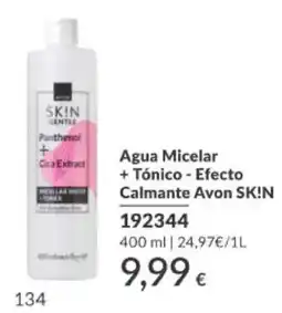 AVON Avon SK!N Agua Micelar + Tónico - Efecto Calmante oferta