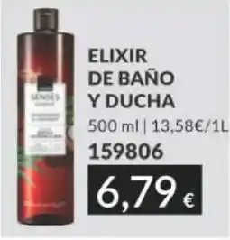 AVON senses elixir de baño y ducha oferta