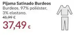 AVON Pijama Satinado Burdeos oferta