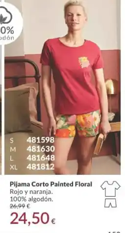AVON Pijama Corto Painted Floral oferta