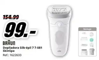 Braun depiladora silk-épil 7 7-081 skin spa