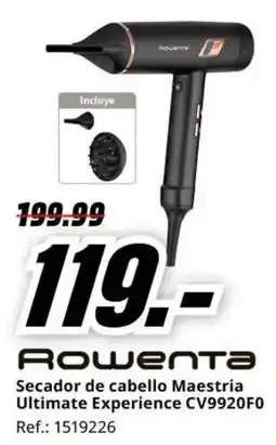 MediaMarkt Rowenta secador de cabello Maestria Ultimate Experience CV9920F0 oferta