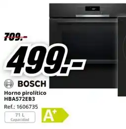 MediaMarkt Bosch horno pirolítico oferta