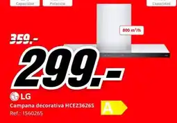 MediaMarkt LG campana decorativa hcez3626s oferta