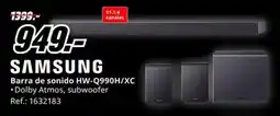 MediaMarkt samsung barra de sonido hw-q990h/x oferta