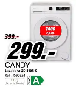 MediaMarkt Candy lavadora gd 4105-s oferta