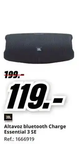 MediaMarkt Jbl altavoz bluetooth charge essential 3 se oferta