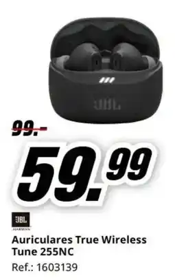 MediaMarkt Jbl auriculares true wireless tune 255nc oferta