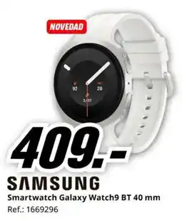 MediaMarkt samsung smartwatch galaxy watch9 bt 40 mm oferta