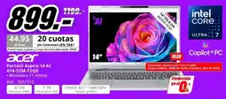 MediaMarkt Acer Portátil Aspire 14 AI A14-53M-72Q0 oferta