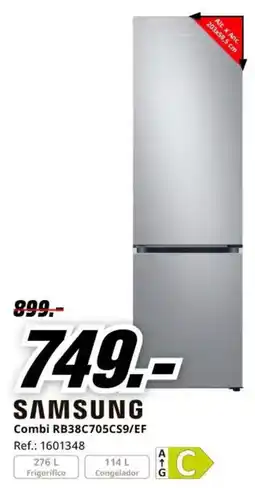 MediaMarkt samsung combi rb38c705cs9/ef oferta