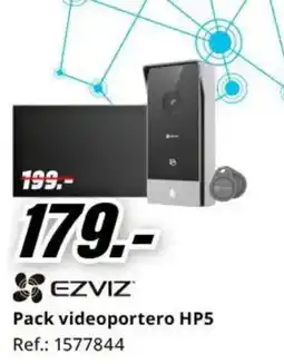 MediaMarkt Ezviz pack videoportero hp5 oferta