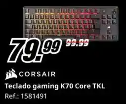 MediaMarkt Corsair teclado gaming k70 core tkl oferta