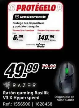 MediaMarkt Razer ratón gaming Basilik V3 X Hyperspeed oferta