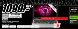 MediaMarkt Lenovo portátil gaming LOQ 15AHP10 oferta