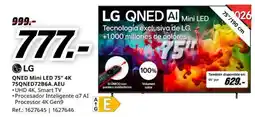 MediaMarkt lg qned mini led 75" 4k oferta