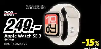 MediaMarkt Apple Watch SE 3 40 mm oferta