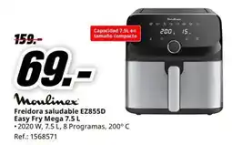 MediaMarkt Moulinex freidora saludable ez855d oferta
