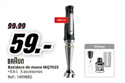 MediaMarkt Braun batidora de mano mq7025 oferta
