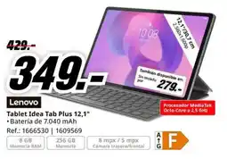 MediaMarkt Lenovo Tablet Idea Tab Plus 12,1" oferta